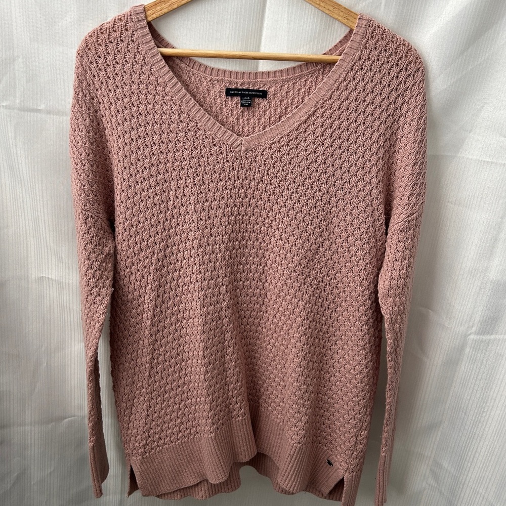 AmericanEagle V-Neck Knit Sweater